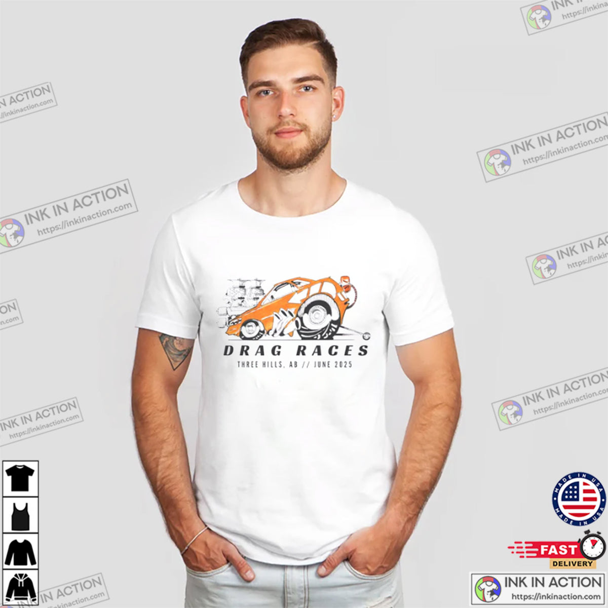 Three Hills 2025 Drag Races T-shirt