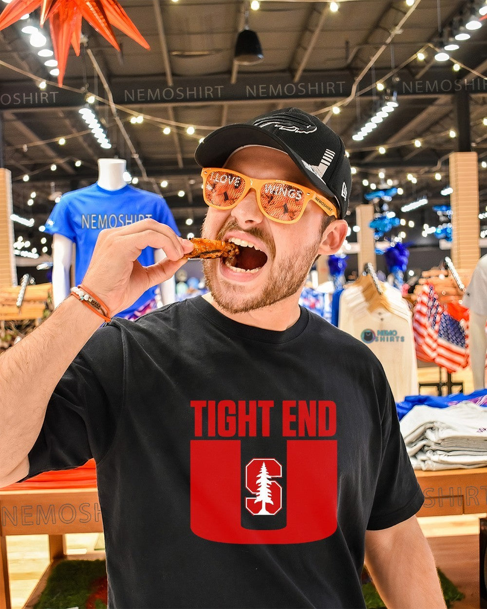 Tight end Stanford Cardinal shirt