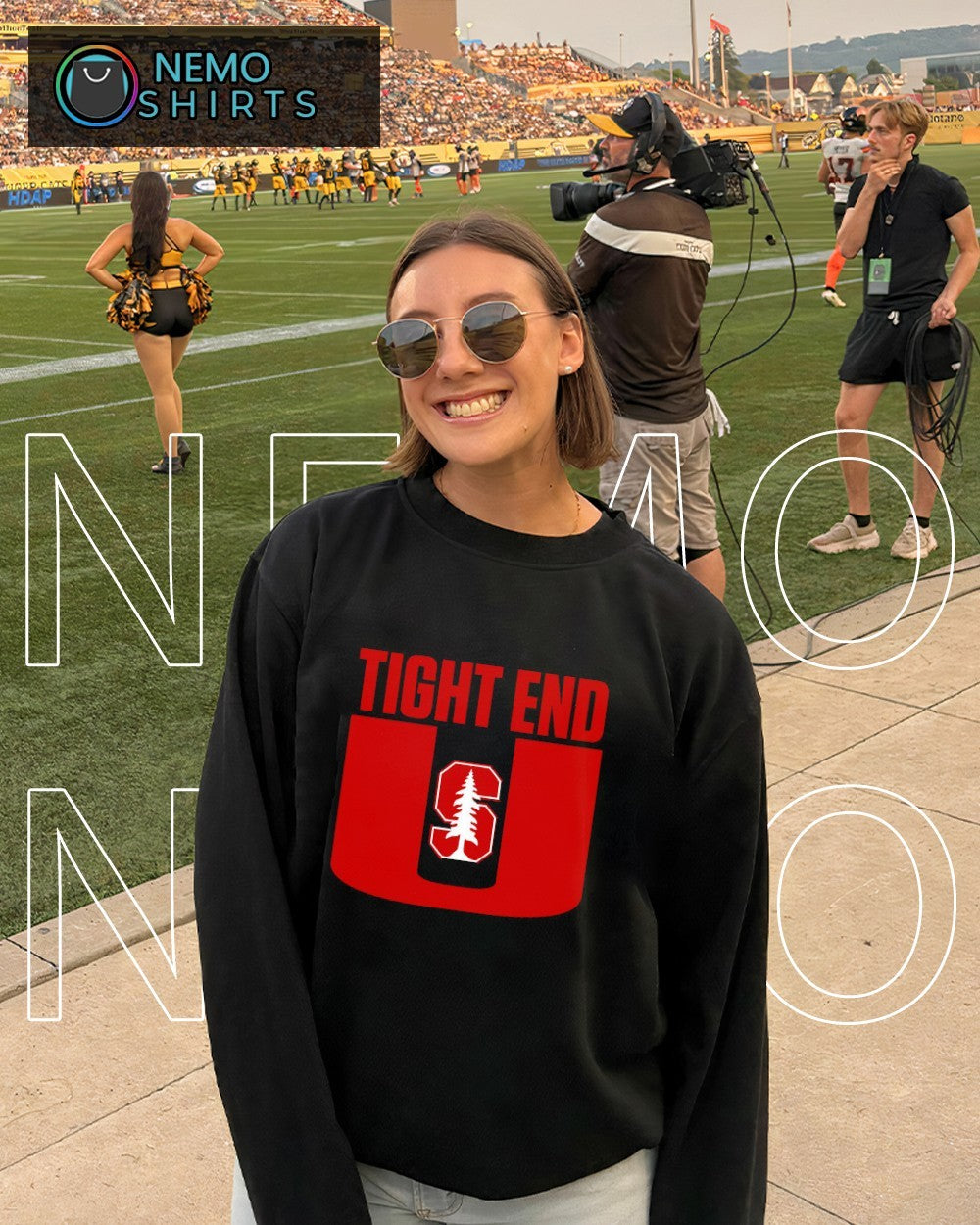 Tight end Stanford Cardinal shirt