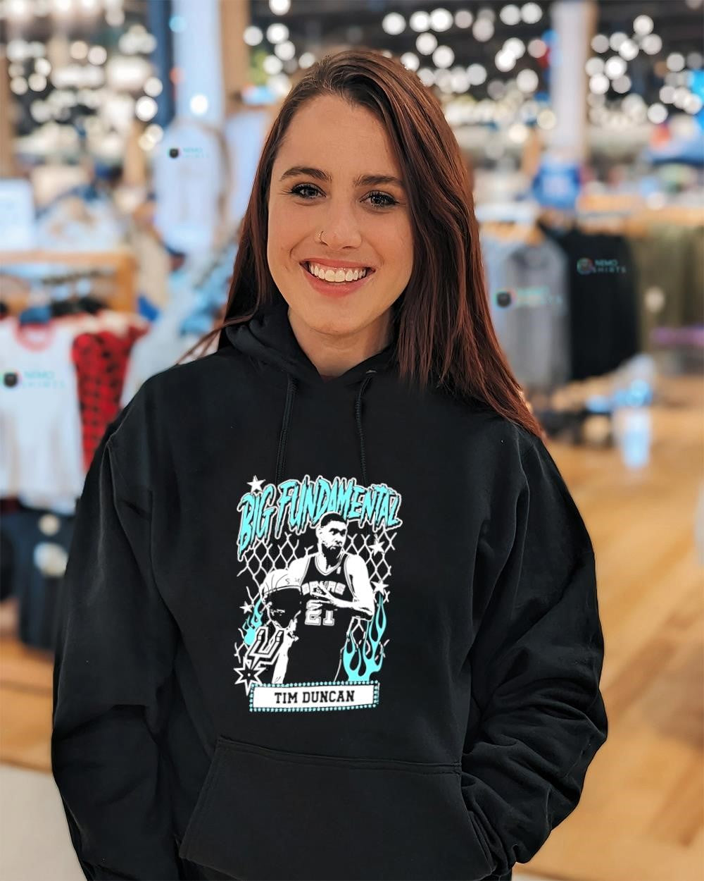 Tim Dunca Big Fundamental San Antonio Spurs player vintage logo shirt