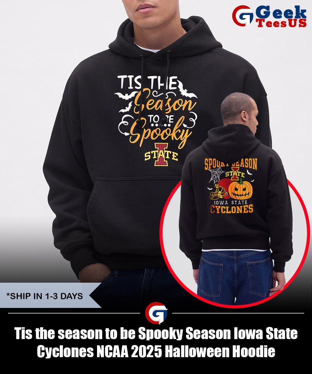 Tis the season to be Spooky Season Iowa State Cyclones NCAA 2025 Halloween shirt