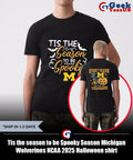 Tis the season to be Spooky Season Michigan Wolverines NCAA 2025 Halloween shirt