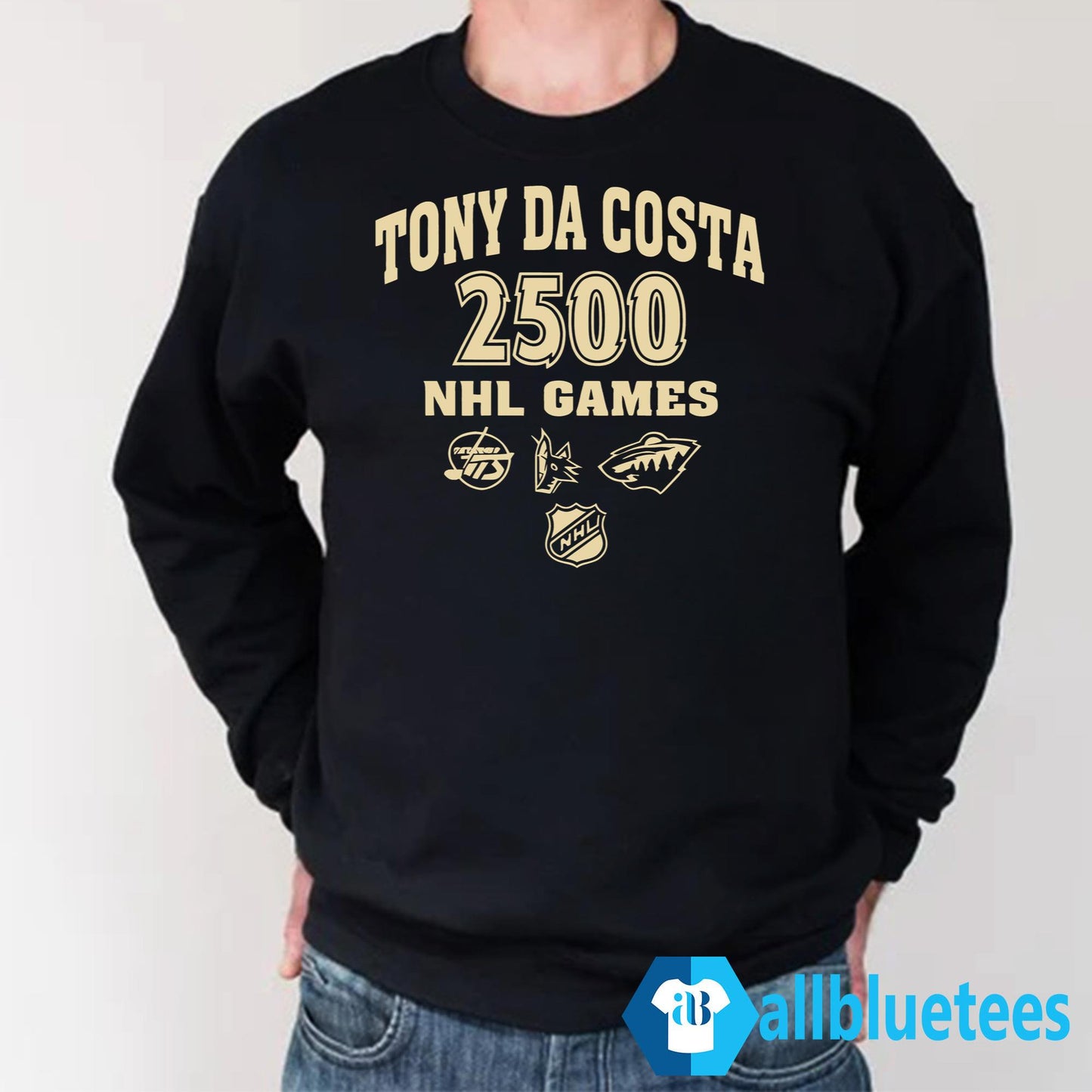 Tony Da Costa 2500 NHL Games Shirt