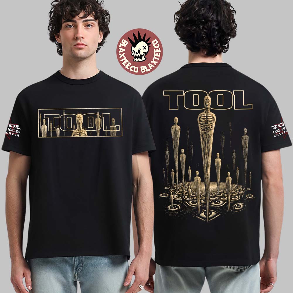 Tool Riot Fest 2026 Merch Tee Live At Douglass Park Chicago IL On September 19 2026 Fear Inoculum Human Figures T-Shirt
