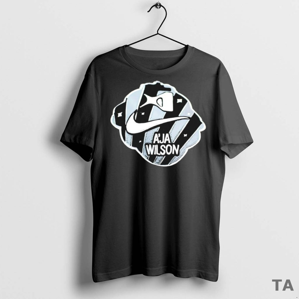 Top Aja Wilson Las Vegas Aces Logo T Shirt Sweater