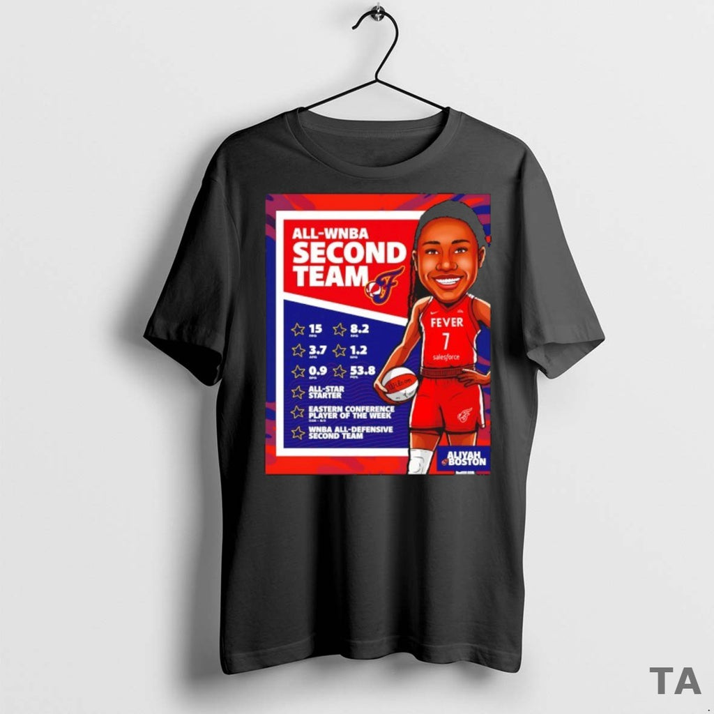 Top Aliyah Boston All Wnba Second Team Caricature T Shirt Sweater