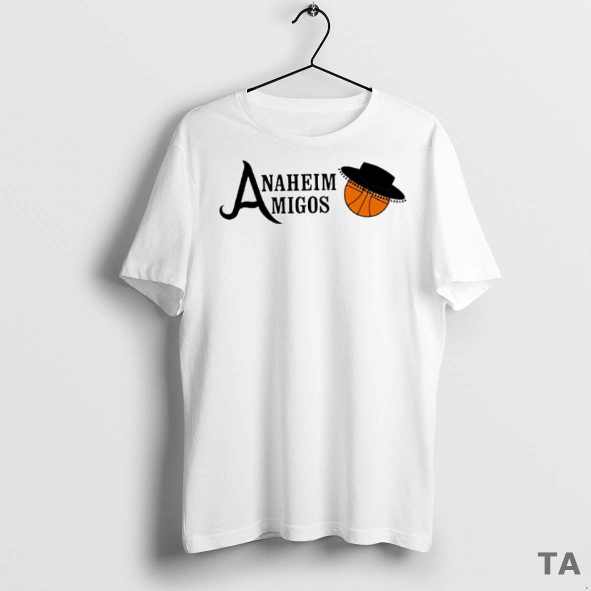 Top Anaheim Amigos Aba Basketball Logo T Shirt Sweater