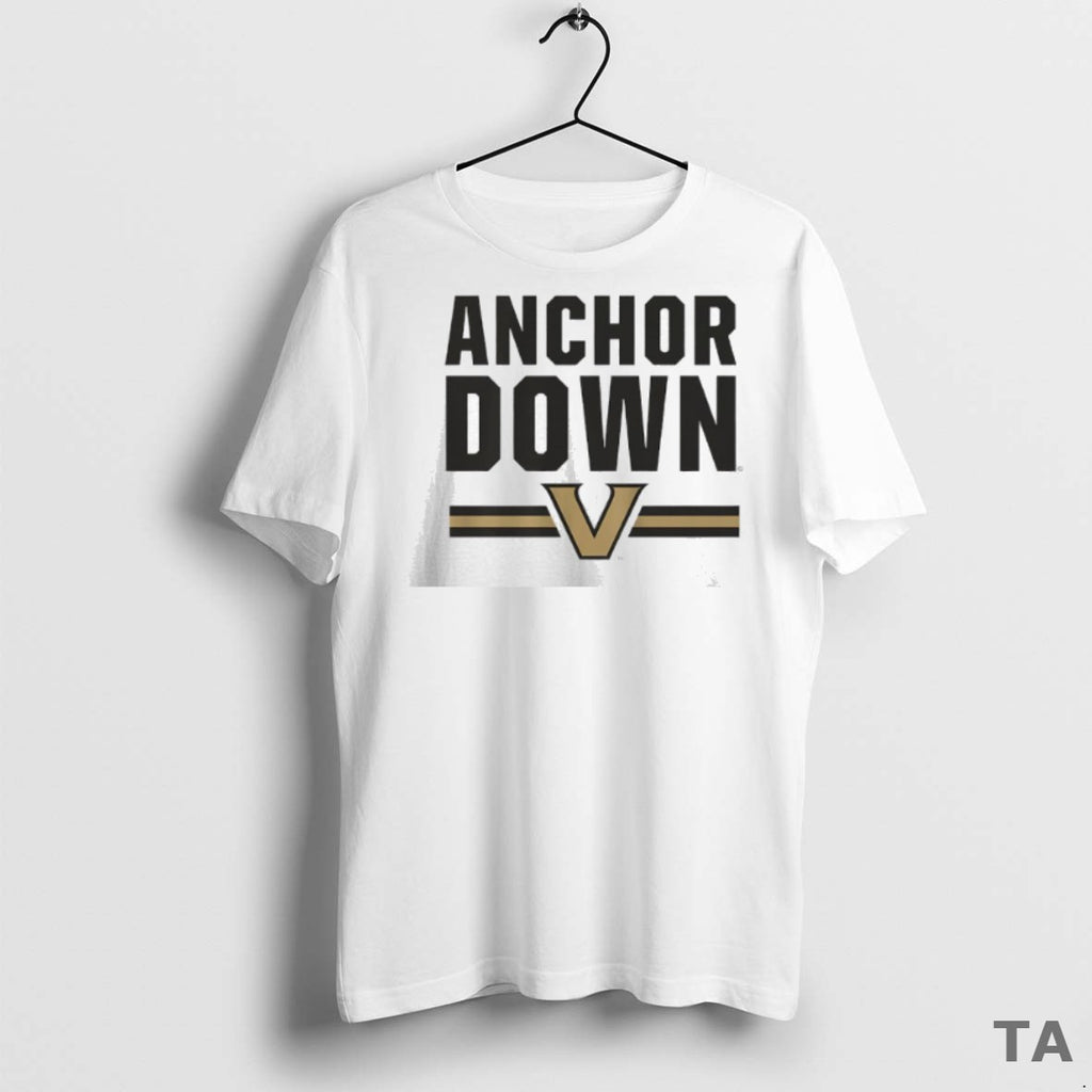 Top Anchor Down Vanderbilt Commodores Football T Shirt Sweater