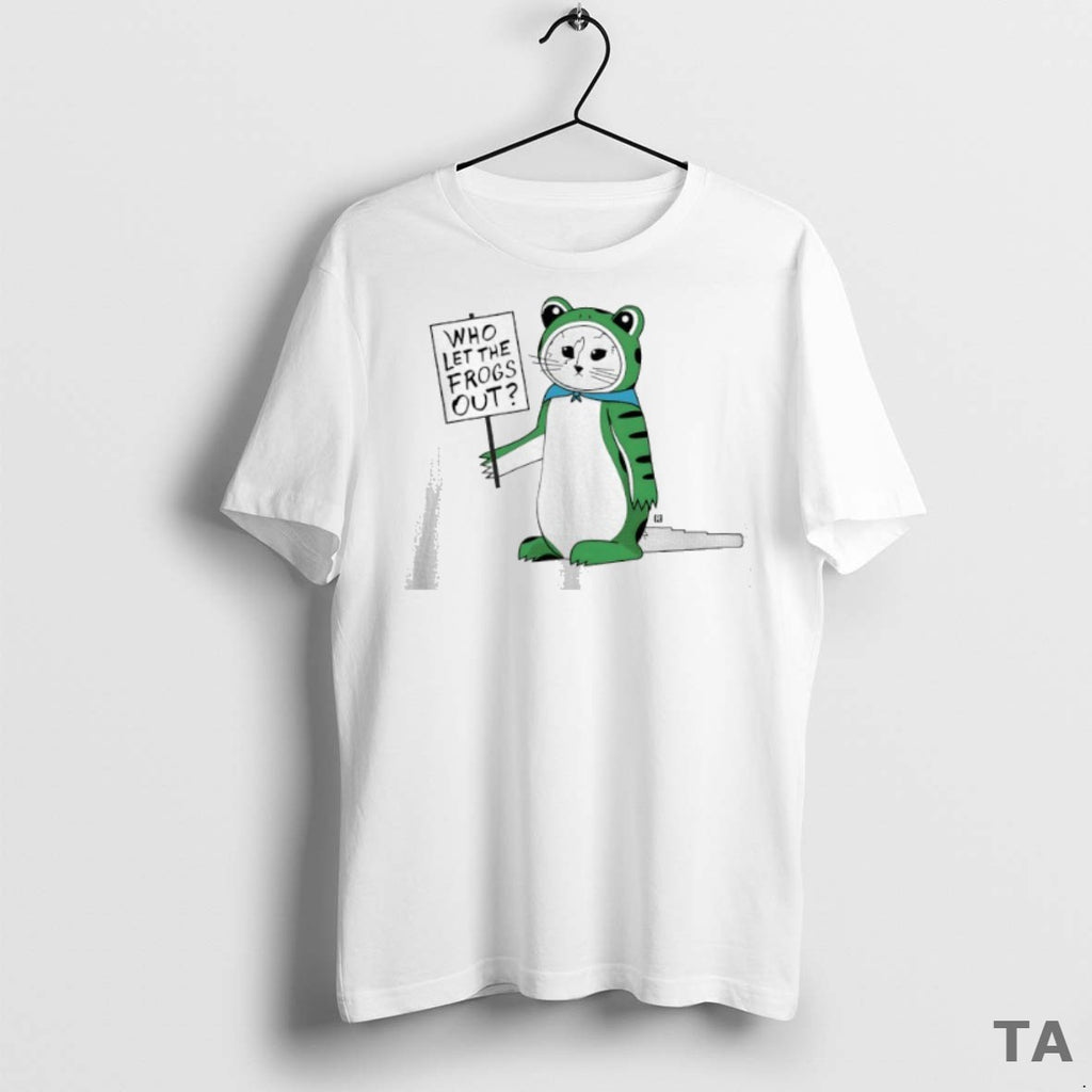 Top Antifa Frog Gary Who Let The Frogs Out T Shirt Sweater