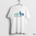 Top Antifa Only A Fascist World Demonize Antifascism T Shirt Sweater