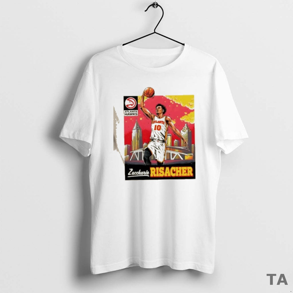 Top Atlanta Hawks Daniels Grey Core Skyline Player T Shirt Sweater