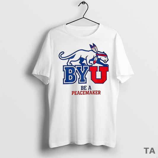 Top Byu Be A Peacemaker T Shirt Sweater