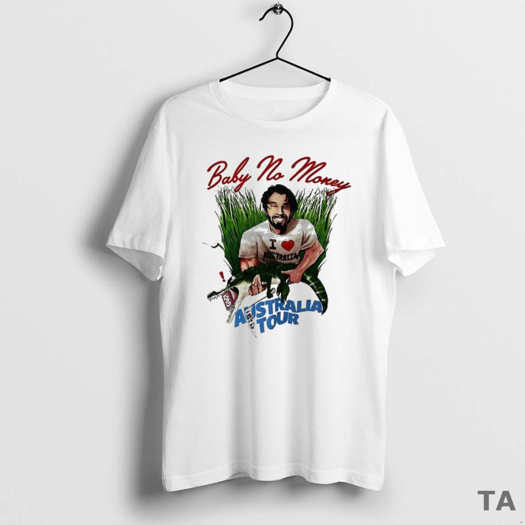 Top Baby No Money Australia Tour T Shirt Sweater