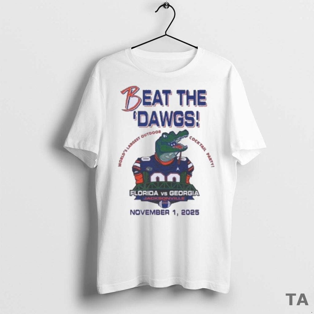 Top Beat The Dawgs Georgia Bulldogs Vs Florida Gators November 1 2025 T Shirt Sweater