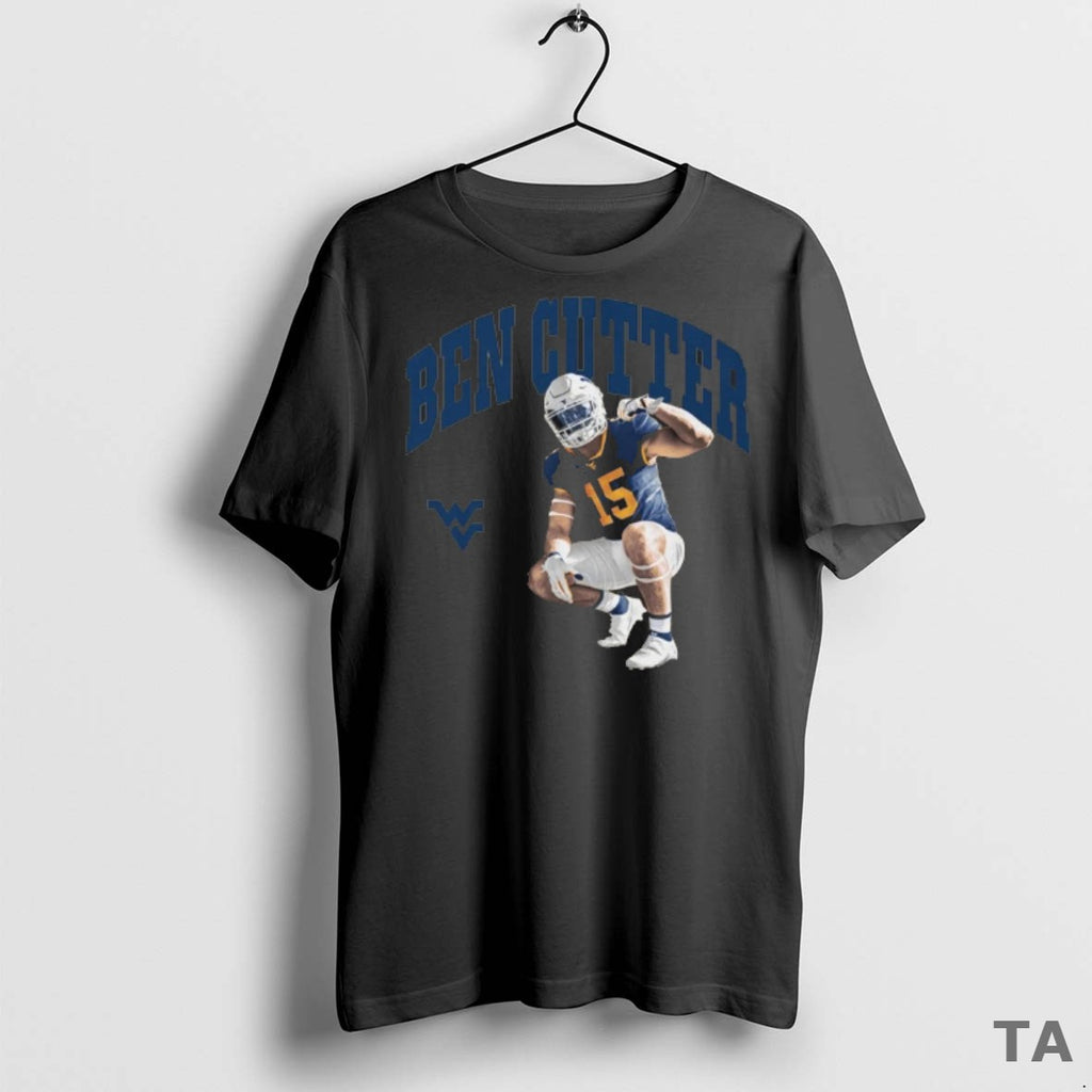 Top Ben Cutter West Virginia Mountaineers Ncaa Portrait 2025 T Shirt Sweater
