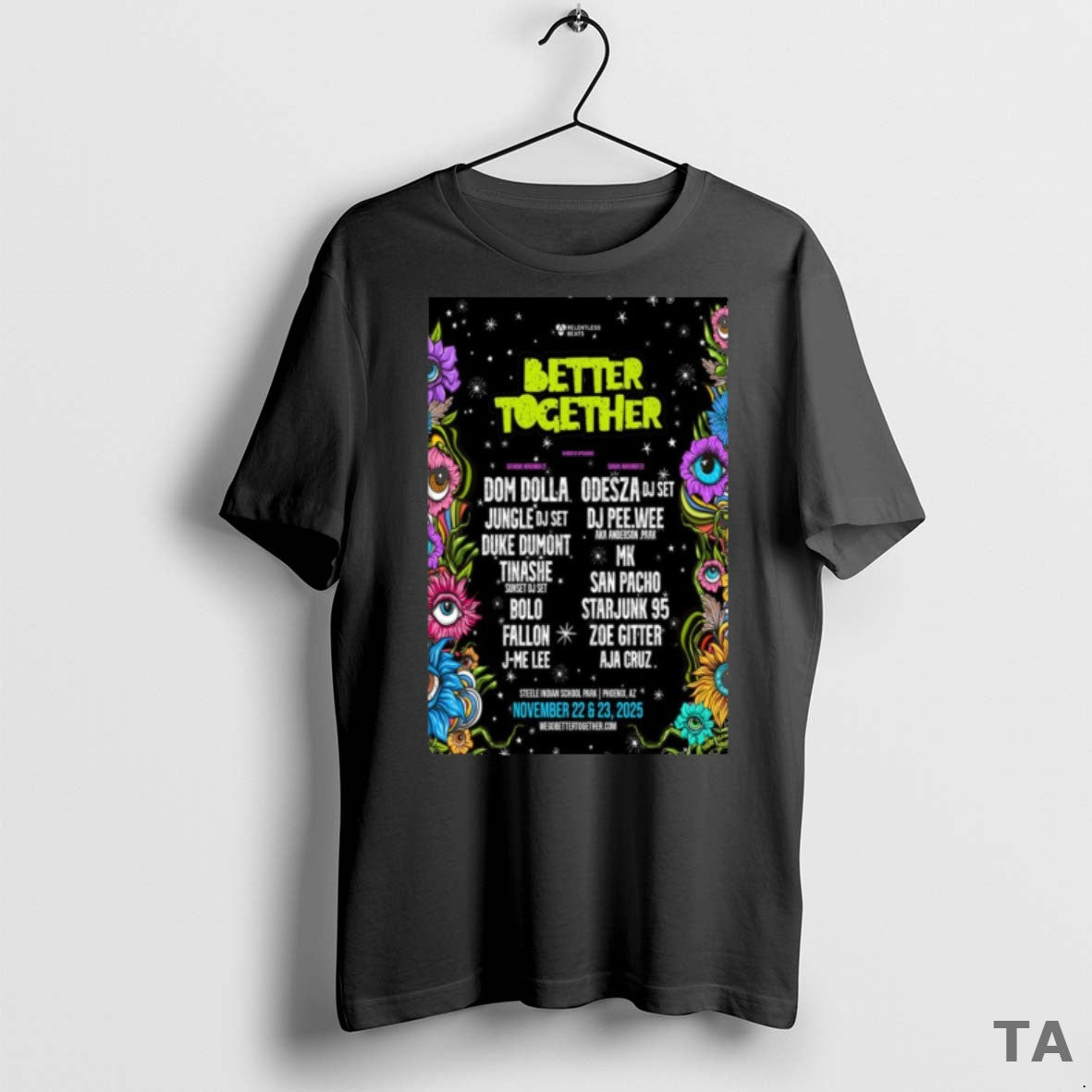 Top Better Together Phoenix Az November 22 23 2025 Concert T Shirt Sweater