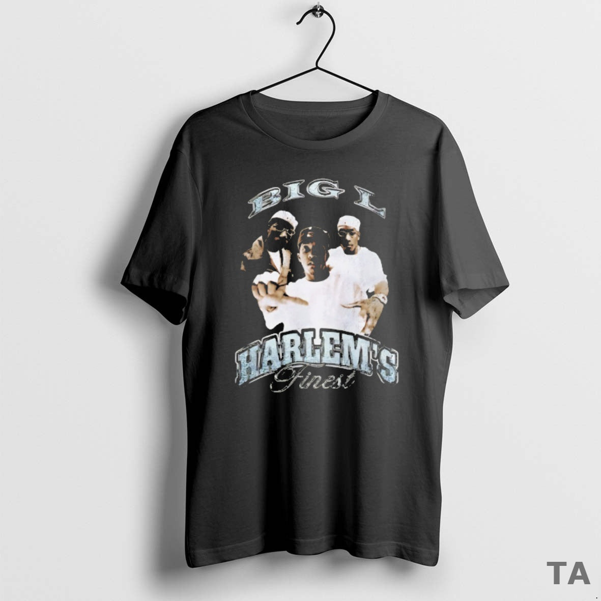 Top Big L Harlems Finest T Shirt Sweater