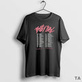 Top Billy Idol Pink Scratch Billy 2025 Tour T Shirt Sweater