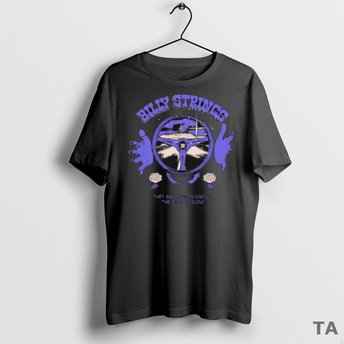 Top Billy Strings Steering Wheel They Say Heaven Knows The Road Is Slow