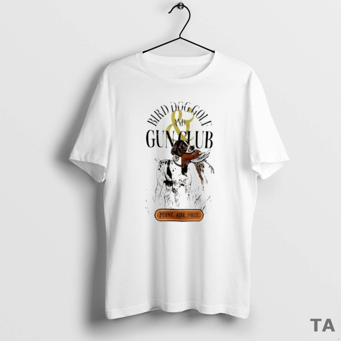 Top Bird Dog Golf Gun Club T Shirt Sweater