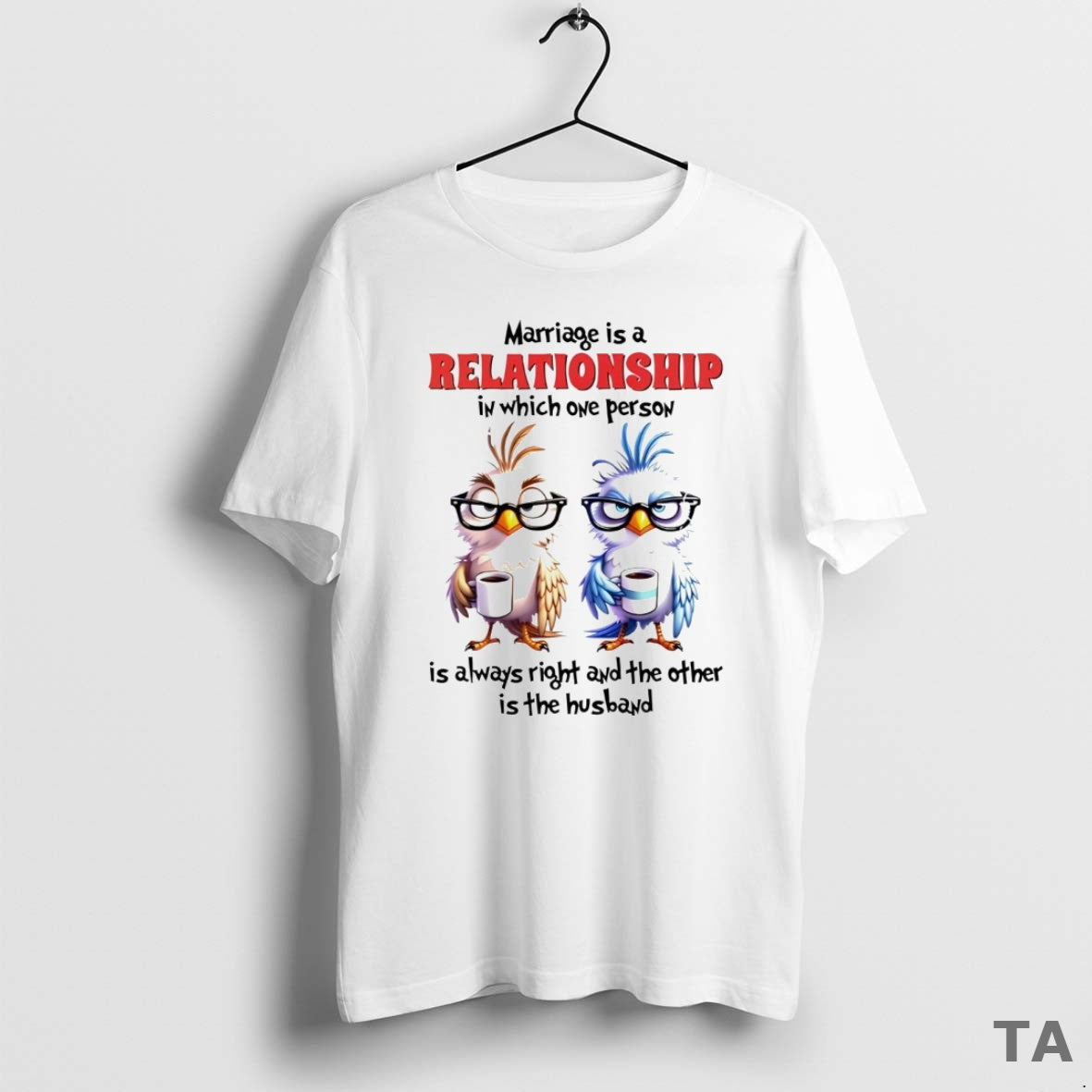 Top Bird Marriage Is A Relationship In Which One Person T Shirt Sweater