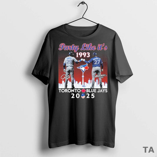 Top Blue Jays Carter Party Like Its 1993 Guerrero 2025 T Shirt Sweater