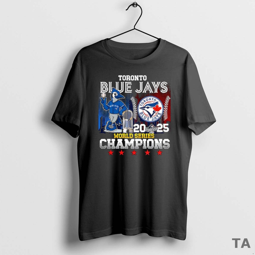 Top Blue Jays World Series 5x Champions 2025 Trophy T Shirt Sweater