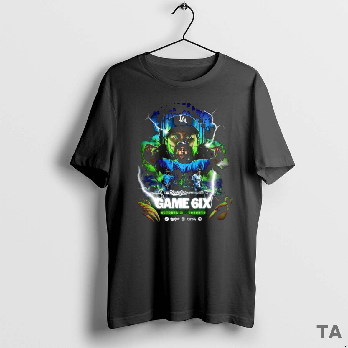 Top Blue Jays Vs Dodgers World Series 2025 Game 6 Halloween Day T Shirt Sweater