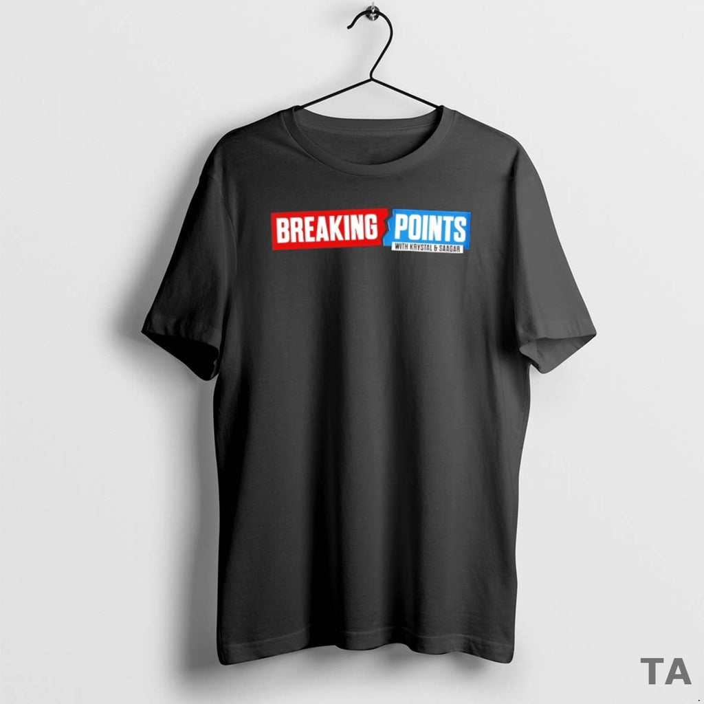 Top Breaking Points With Krystal And Saagar Logo T Shirt Sweater
