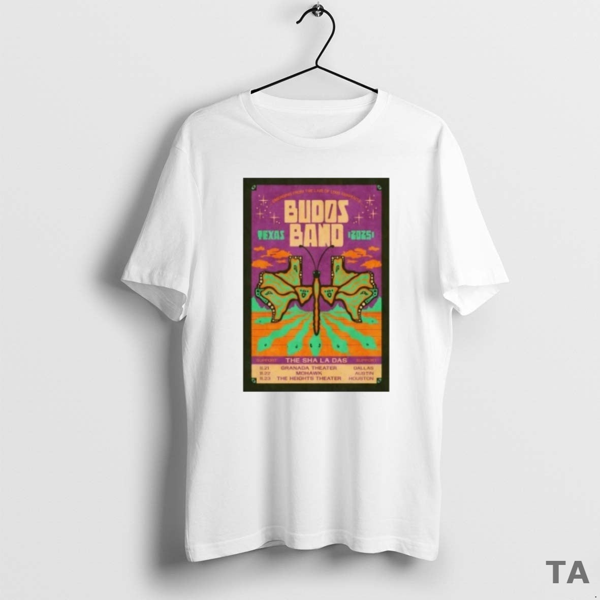 Top Budos Band The Sha La Das Tx Tour 2025 T Shirt Sweater