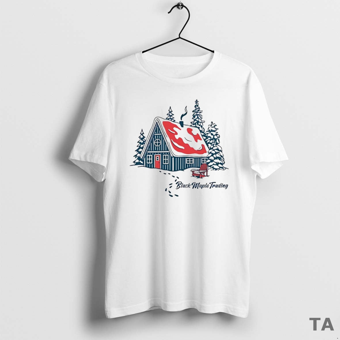 Top Canadian Cottage Black Maple Trading T Shirt Sweater