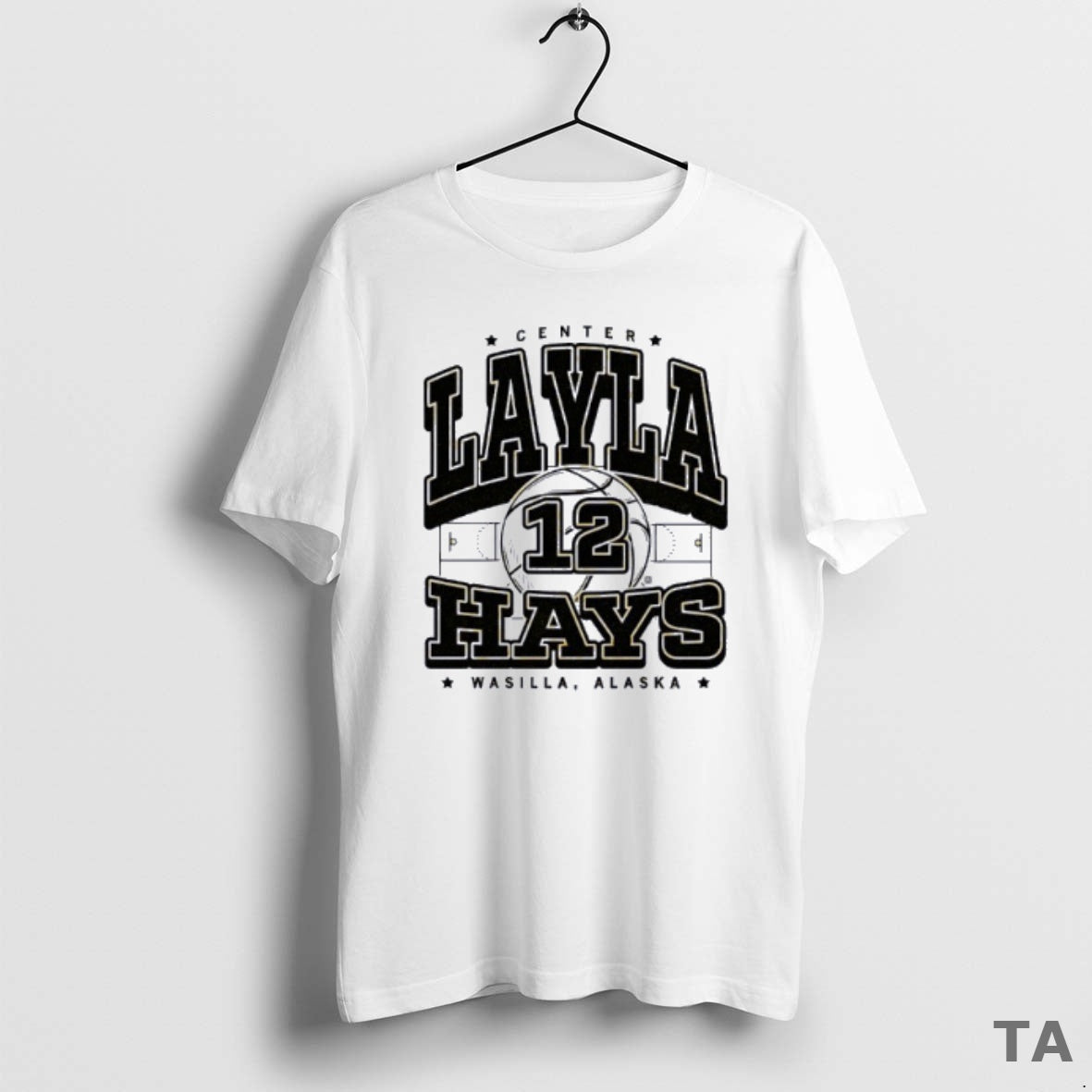 Top Center Layla Hays Max Collegiat Wasilla Alaska T Shirt Sweater