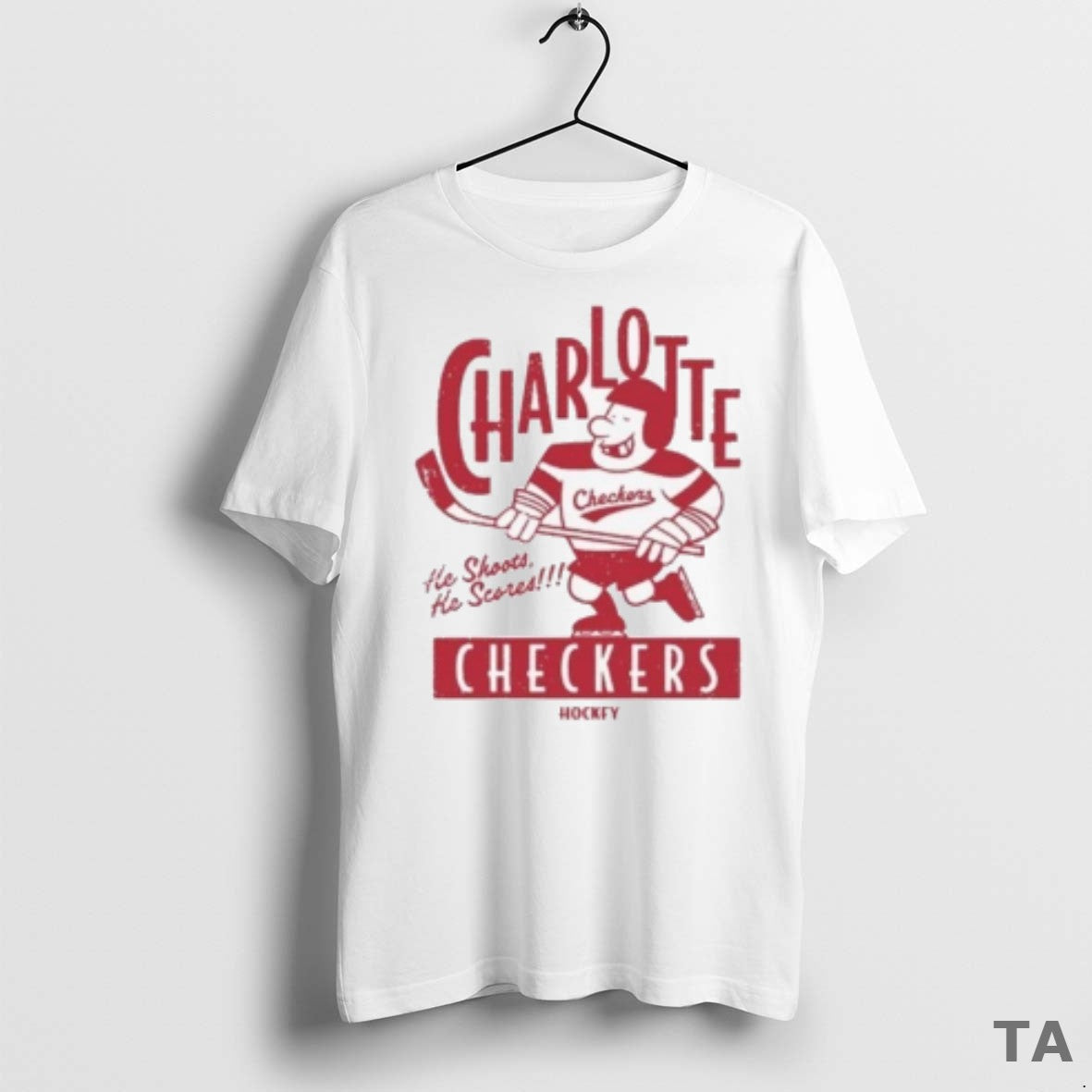Top Charlotte Checkers Retro Player 2025 T Shirt Sweater
