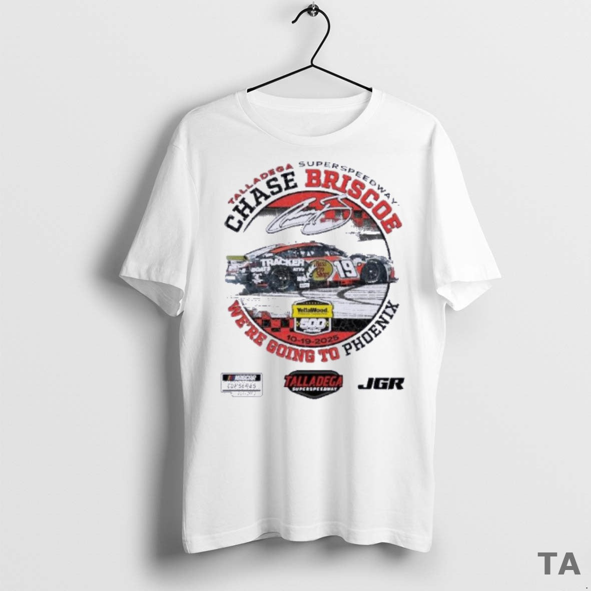 Top Chase Briscoe 2025 Yellawood 500 Race Winner T Shirt Sweater