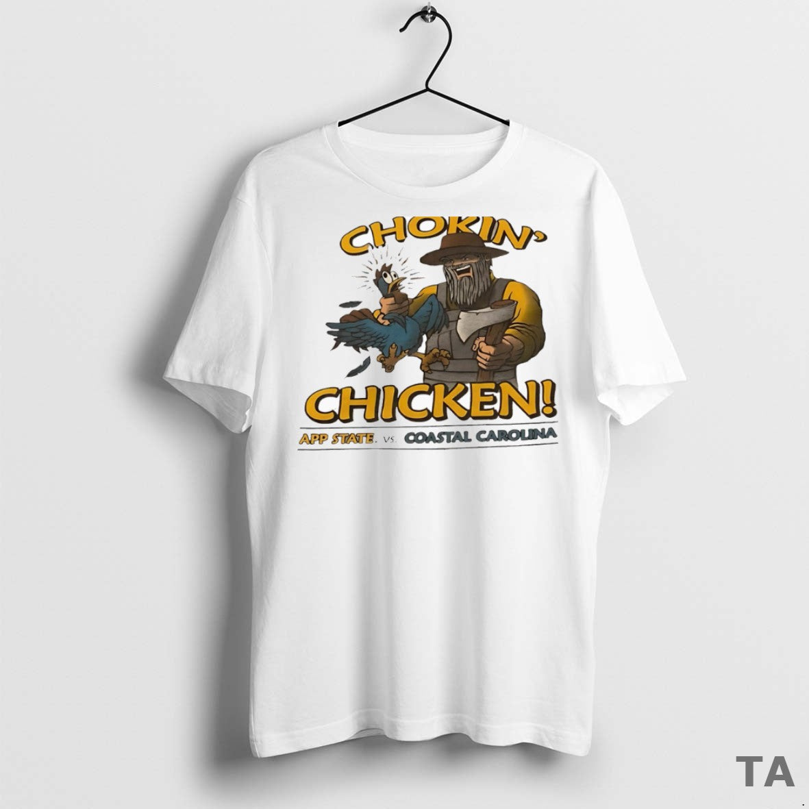 Top Chokin Chicken App State Vs Coastal Carolina T Shirt Sweater