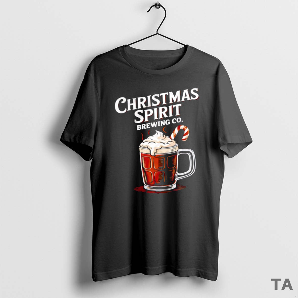 Top Christmas Spirit Hot Cocoa Graphic Retro T Shirt Sweater