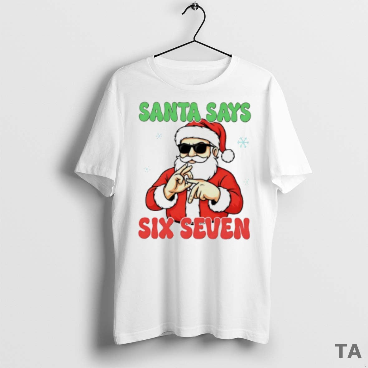 Top Christmas Santa Says Six Seven T Shirt Sweater