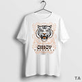 Top Cincy Football Tiger Pinstripe T Shirt Sweater