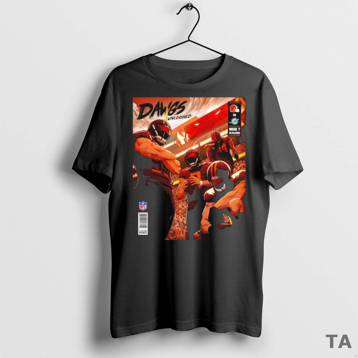 Top Cleveland Browns Dawgs Unleashed T Shirt Sweater