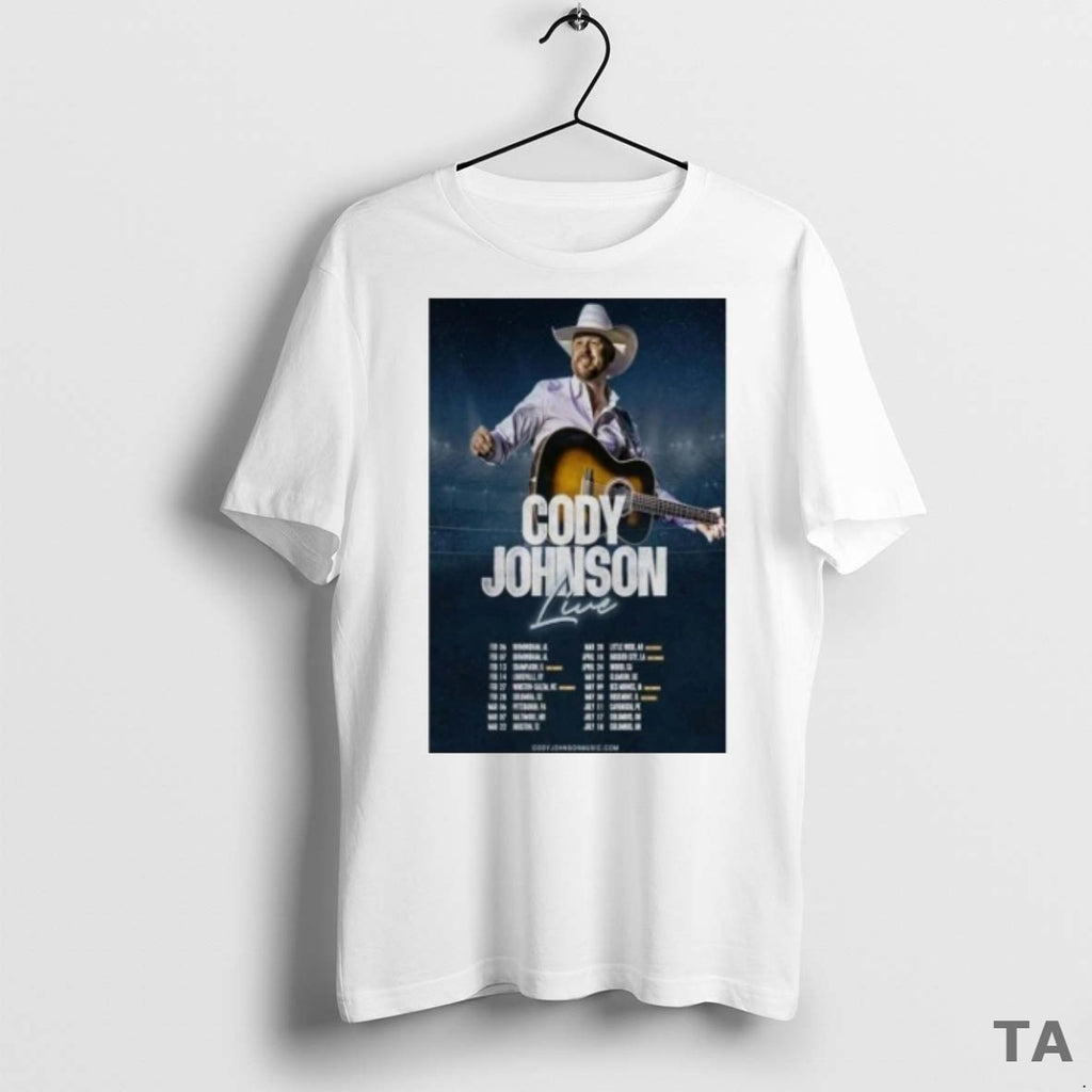 Top Cody Johnson New Tour 2026 T Shirt Sweater