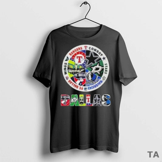 Top Combined Logos Of Dallas Sports Teams 2025 T Shirt Sweater
