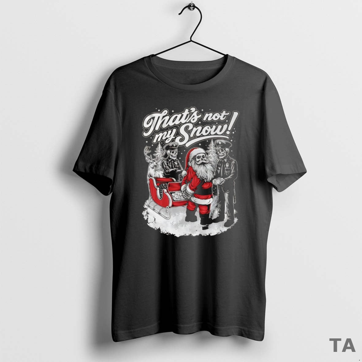 Top Corps Arrested Santa Thats Not My Snow Chistmas T Shirt Sweater