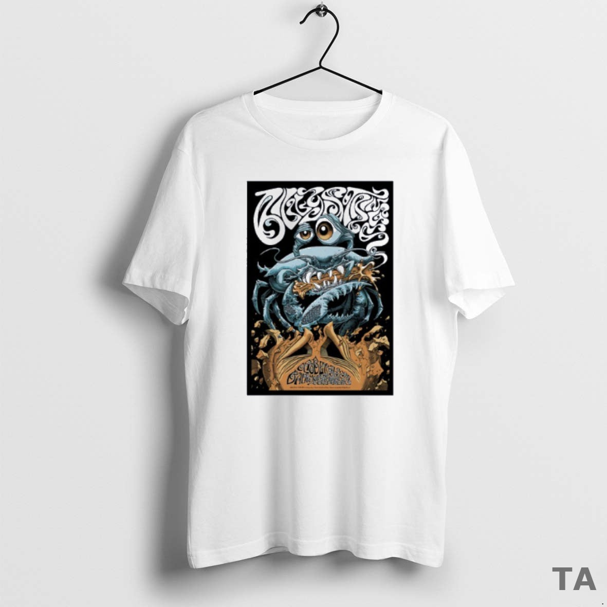 Top Crab Monster Billy Strings October 31 2025 Cfg Bank Arena T Shirt Sweater