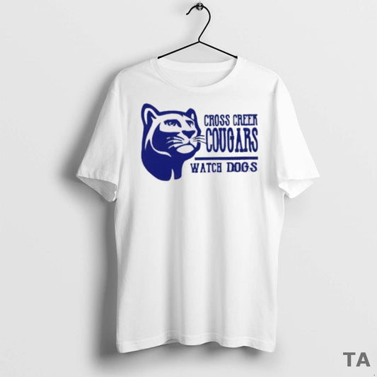 Top Cross Creek Cougars Watch Dogs T Shirt Sweater