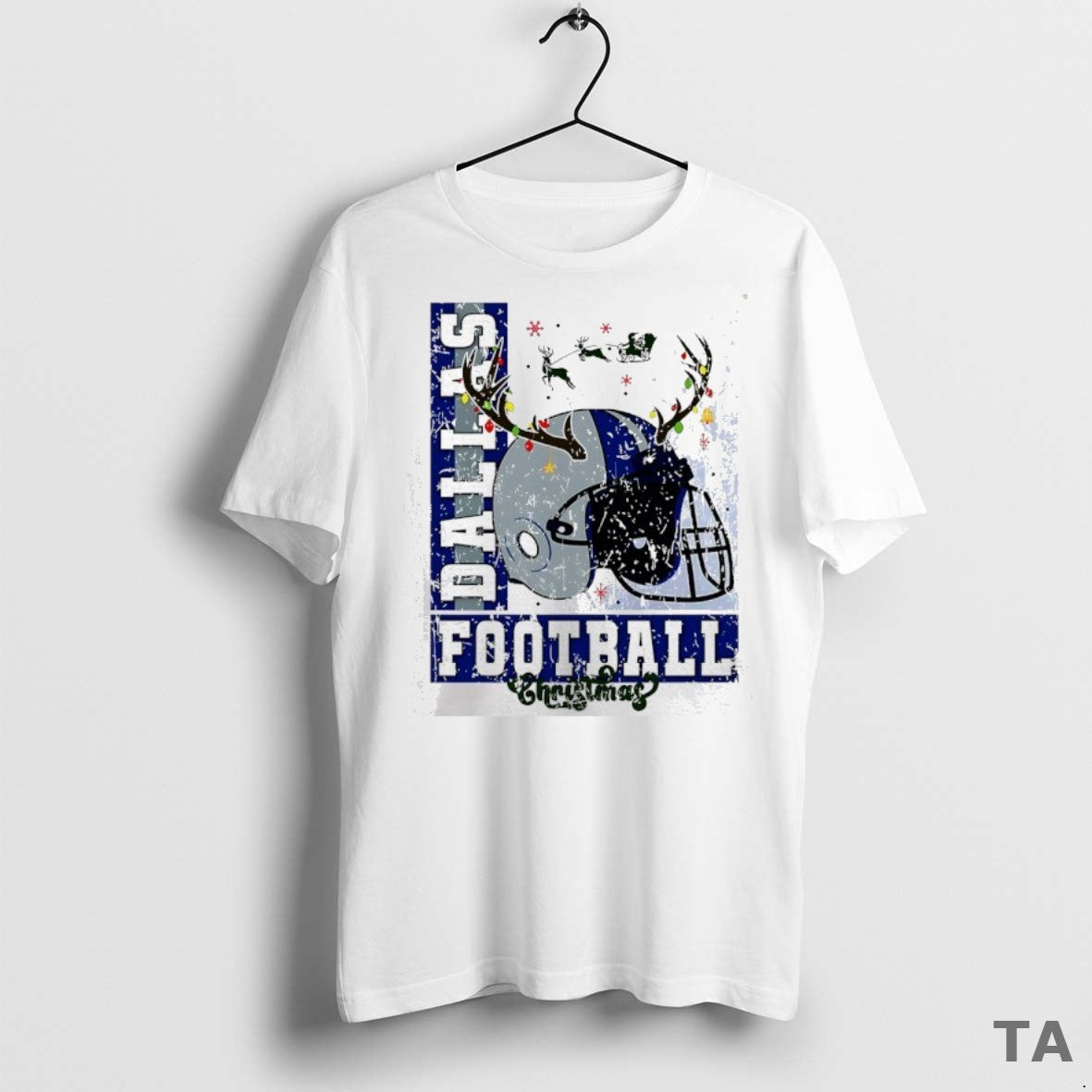 Top Dallas Cowboys Football Game Day Christmas Helmet T Shirt Sweater
