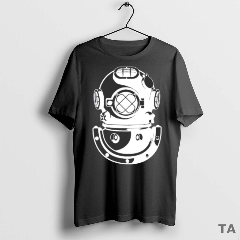 Top Deep Sea Diver Helmet Vinyl T Shirt Sweater