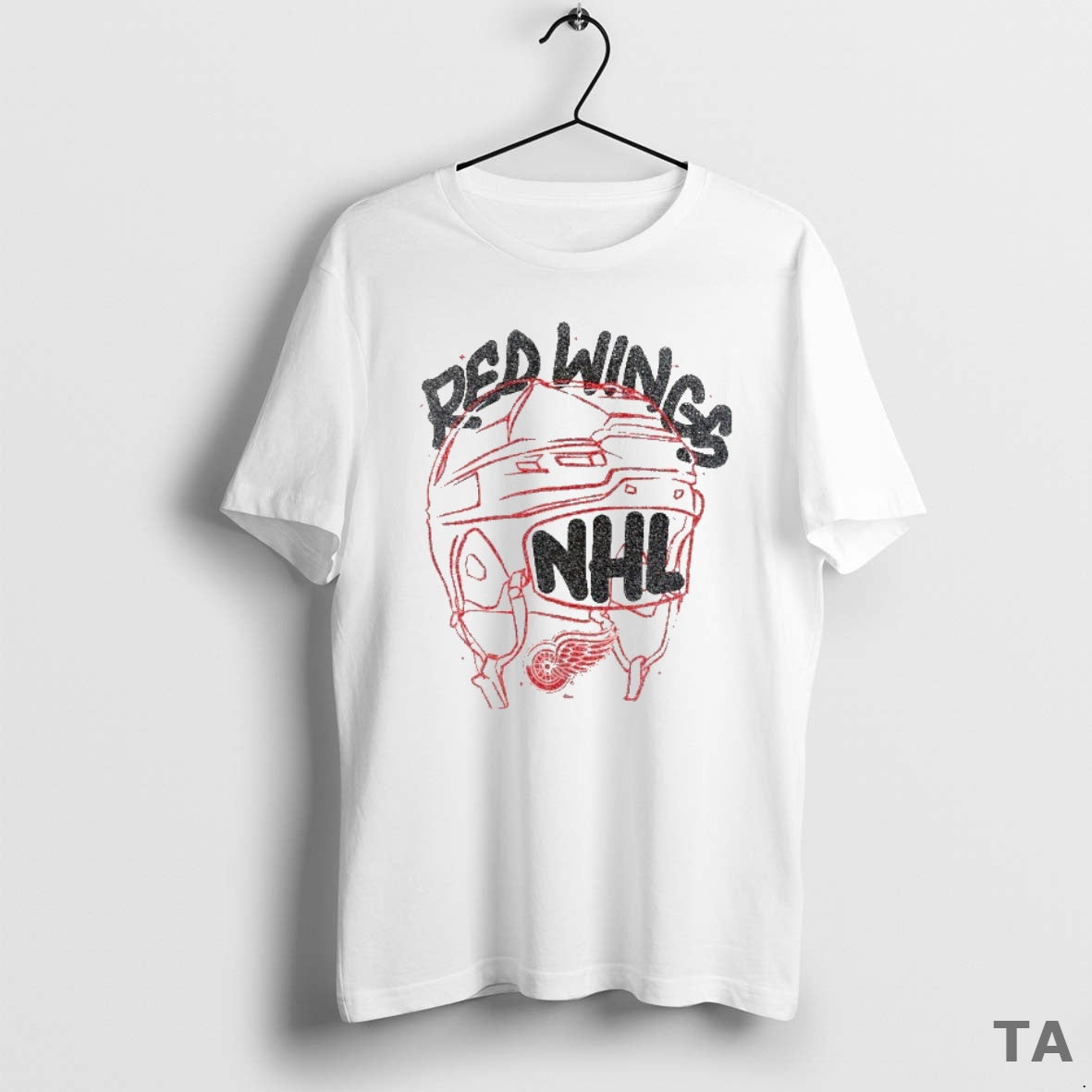 Top Detroit Red Wings Nhl Star Helmet T Shirt Sweater
