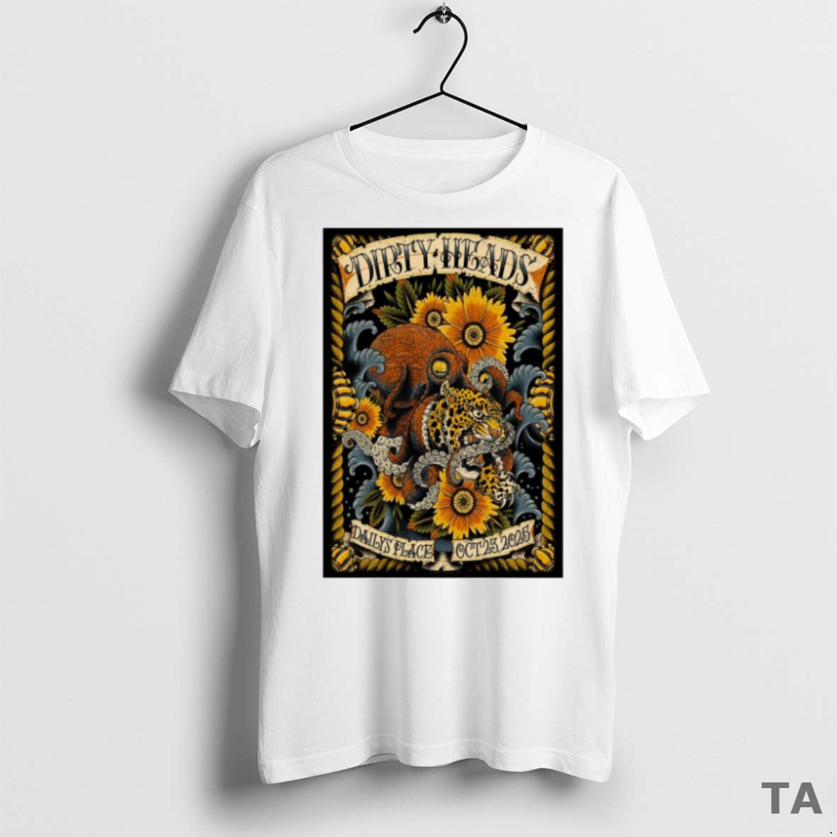 Top Dirty Heads October 23 2025 Dailys Place Jacksonville Tour T Shirt Sweater