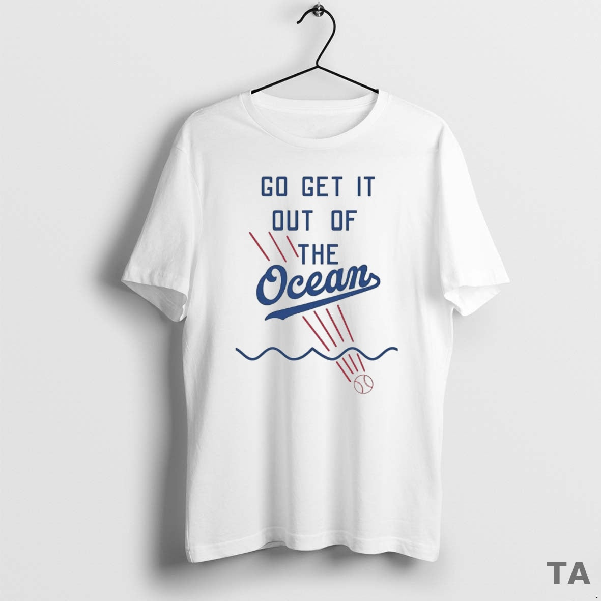 Top Dodgers Go Get It Out Of The Ocean T Shirt Sweater