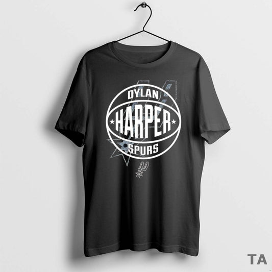 Top Dylan Harper San Antonio Spurs Basketball Logo T Shirt Sweater